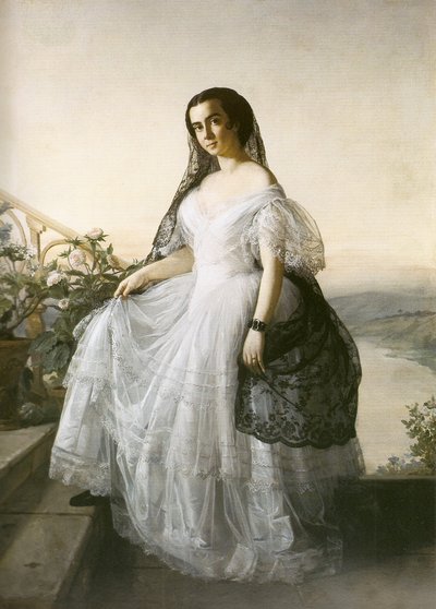 Portrait of a Woman by François Auguste Biard